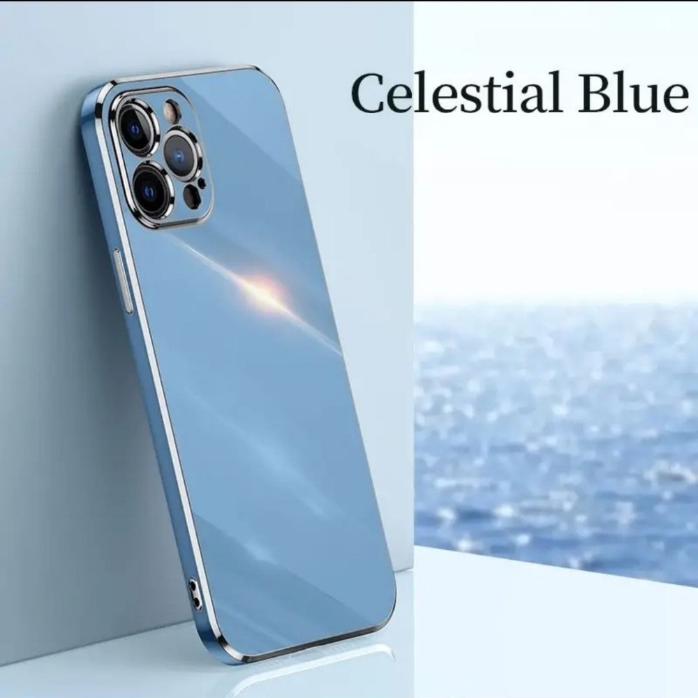 Luxury Electroplated Case For iPhone 14 Pro - BLUE-SALE